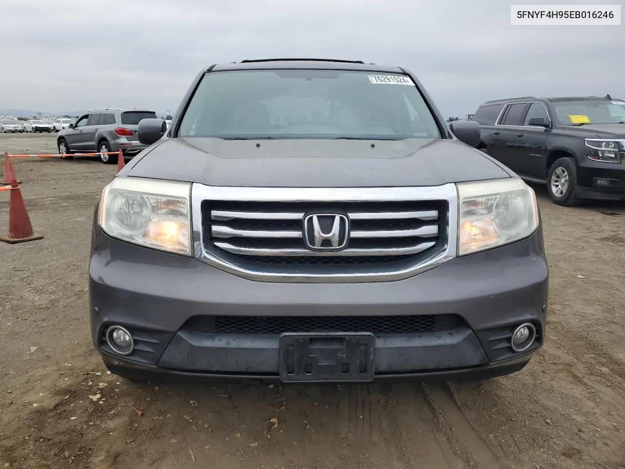 2014 Honda Pilot Touring VIN: 5FNYF4H95EB016246 Lot: 76291524