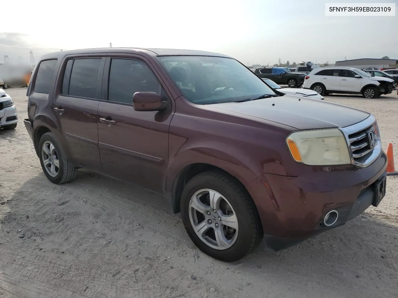 5FNYF3H59EB023109 2014 Honda Pilot Exl