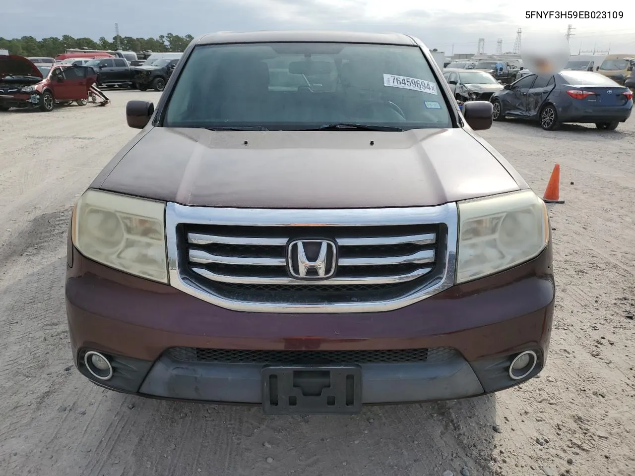 5FNYF3H59EB023109 2014 Honda Pilot Exl