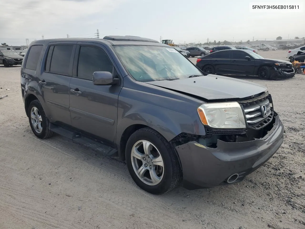 5FNYF3H56EB015811 2014 Honda Pilot Exl