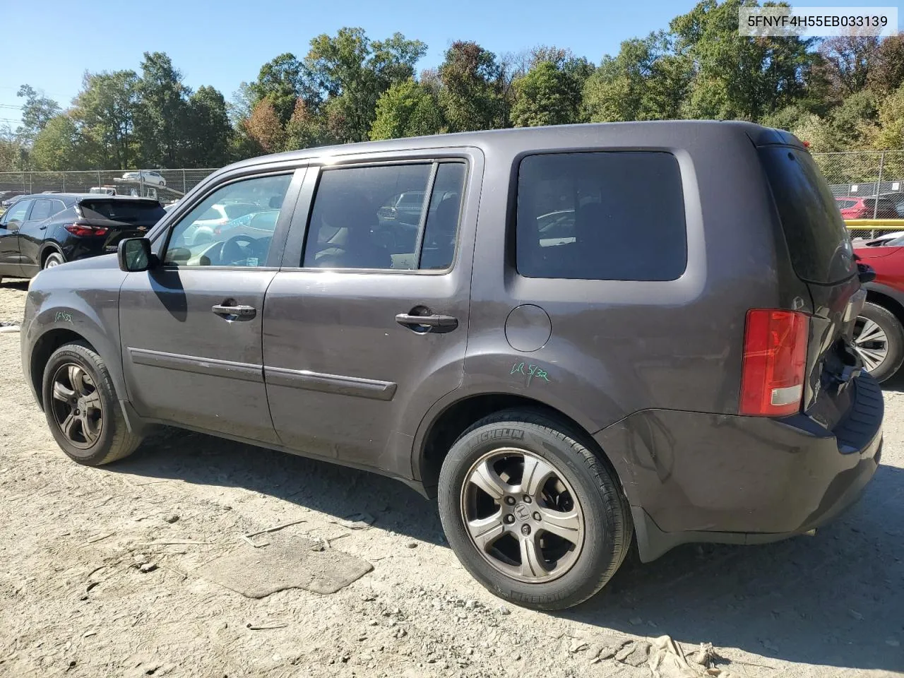 5FNYF4H55EB033139 2014 Honda Pilot Exl