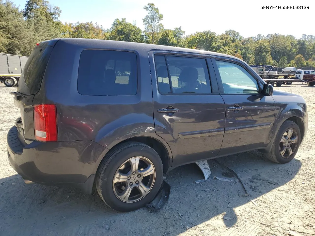 5FNYF4H55EB033139 2014 Honda Pilot Exl