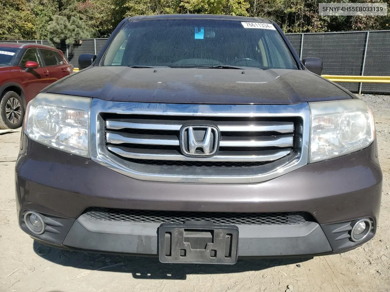 5FNYF4H55EB033139 2014 Honda Pilot Exl