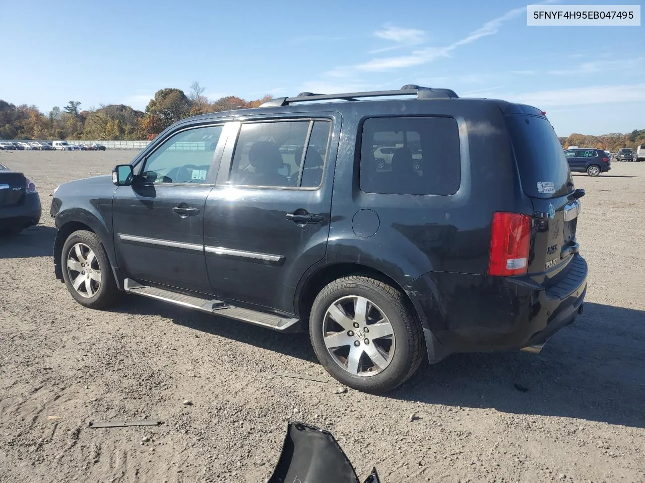 2014 Honda Pilot Touring VIN: 5FNYF4H95EB047495 Lot: 76661584