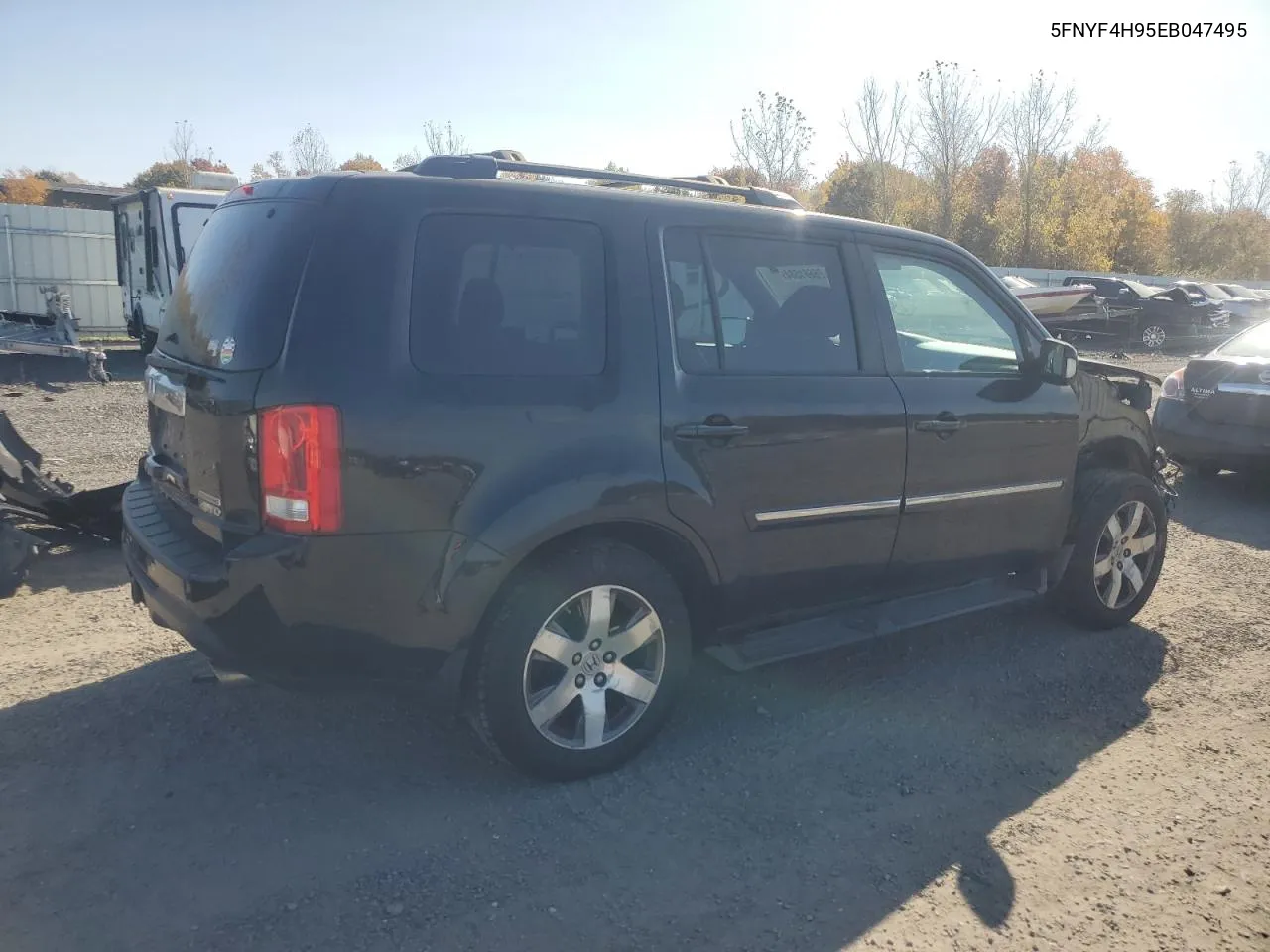 2014 Honda Pilot Touring VIN: 5FNYF4H95EB047495 Lot: 76661584