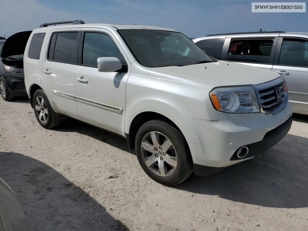 2014 Honda Pilot Touring VIN: 5FNYF3H91EB001530 Lot: 76694404