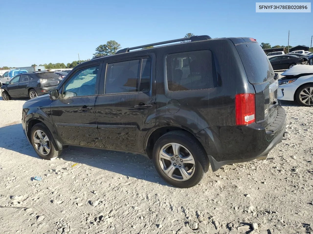 2014 Honda Pilot Exln VIN: 5FNYF3H78EB020896 Lot: 76754534