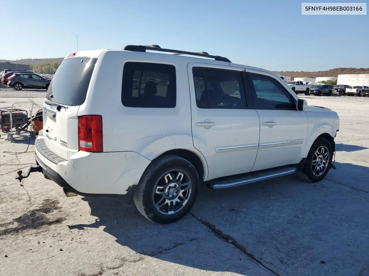 2014 Honda Pilot Touring VIN: 5FNYF4H98EB003166 Lot: 76829344