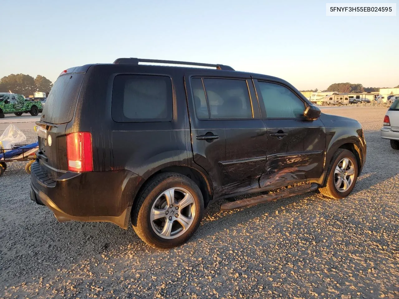 2014 Honda Pilot Exl VIN: 5FNYF3H55EB024595 Lot: 76979164