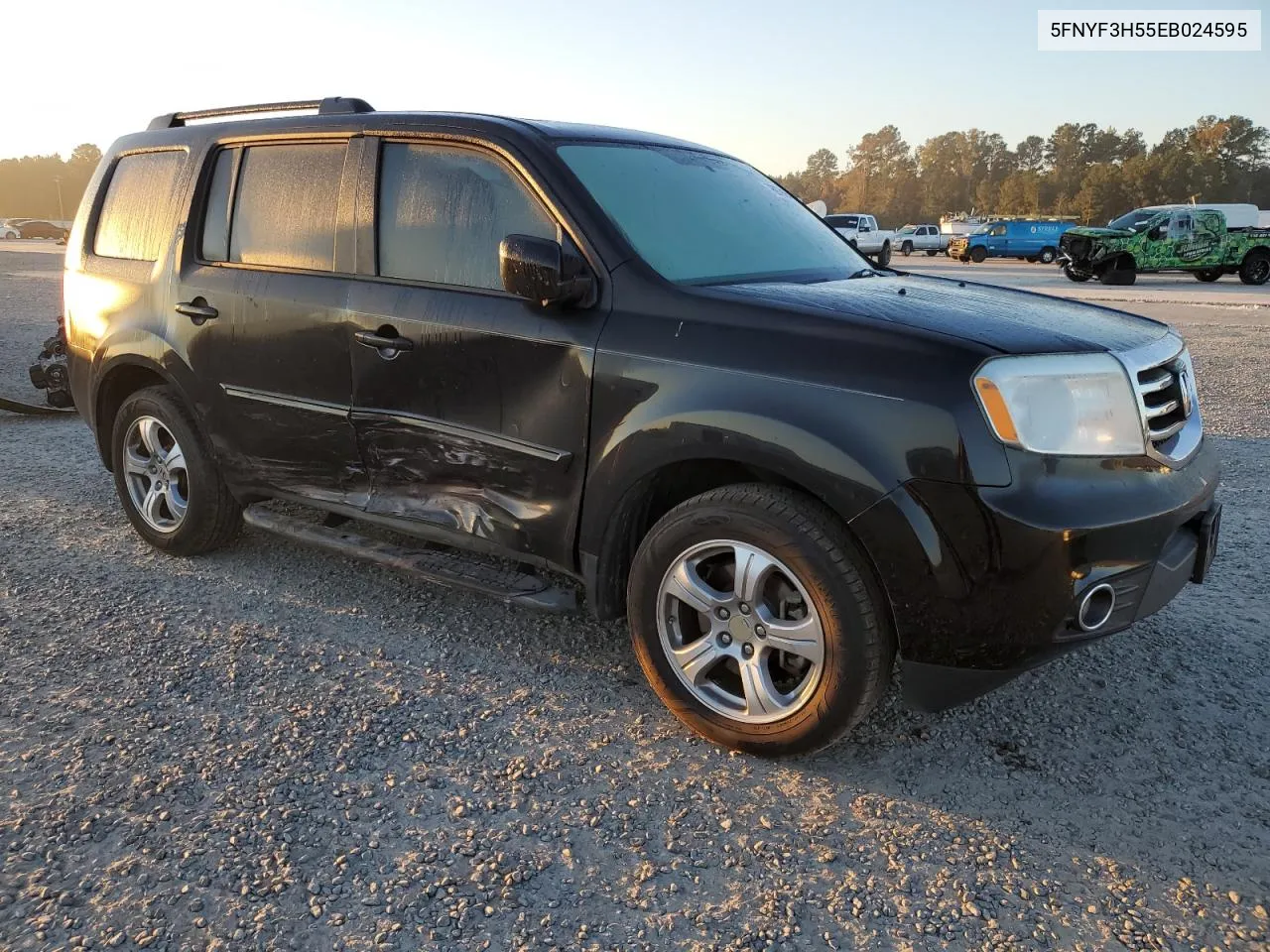 2014 Honda Pilot Exl VIN: 5FNYF3H55EB024595 Lot: 76979164