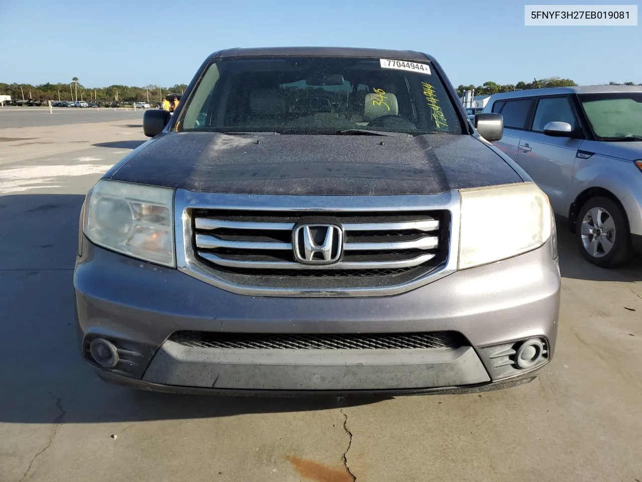 2014 Honda Pilot Lx VIN: 5FNYF3H27EB019081 Lot: 77044944