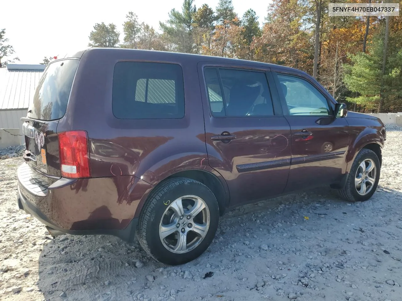 2014 Honda Pilot Exln VIN: 5FNYF4H70EB047337 Lot: 77169034