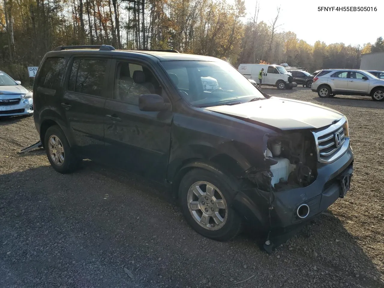 2014 Honda Pilot Exl VIN: 5FNYF4H55EB505016 Lot: 77208254