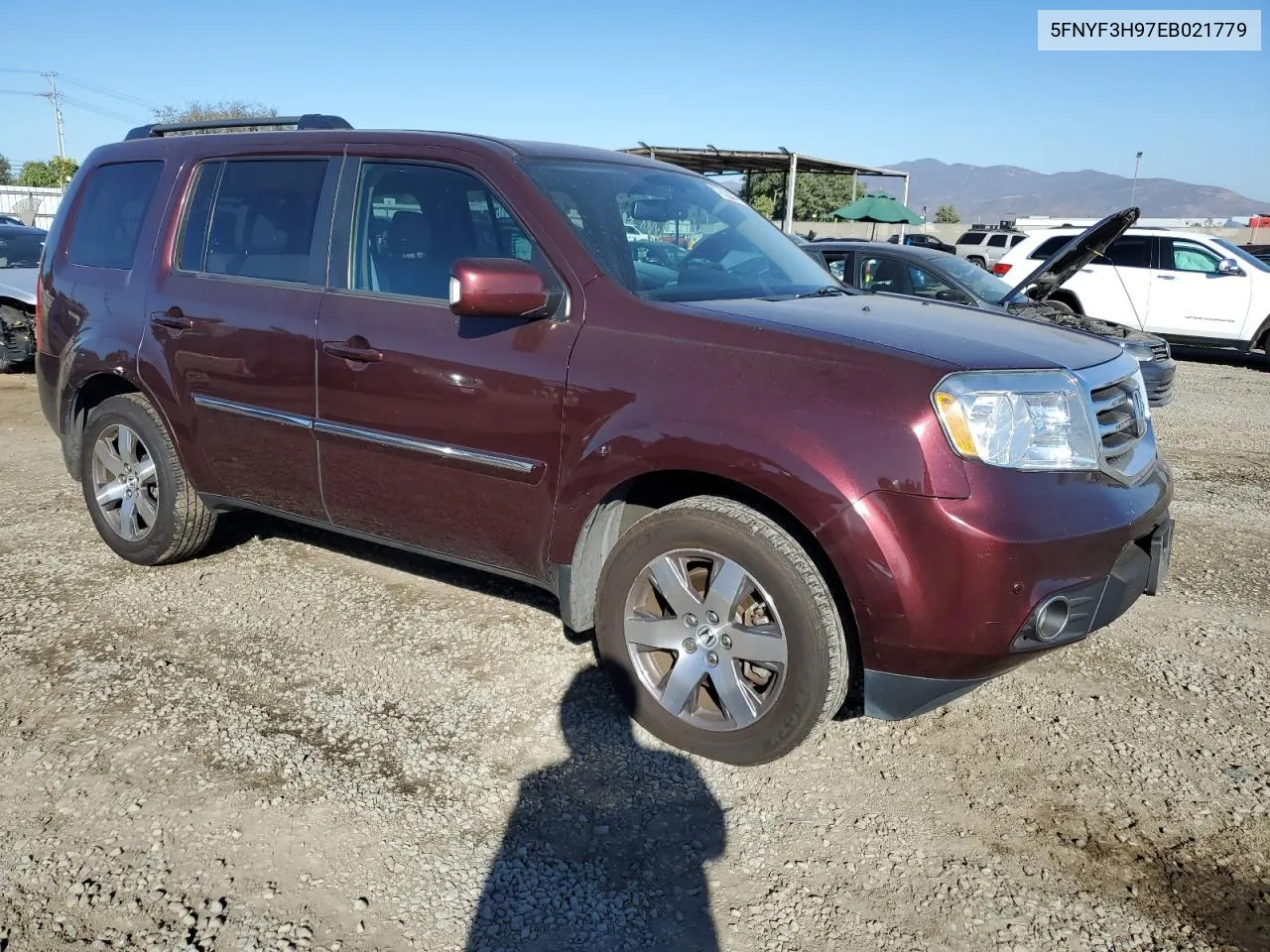 5FNYF3H97EB021779 2014 Honda Pilot Touring