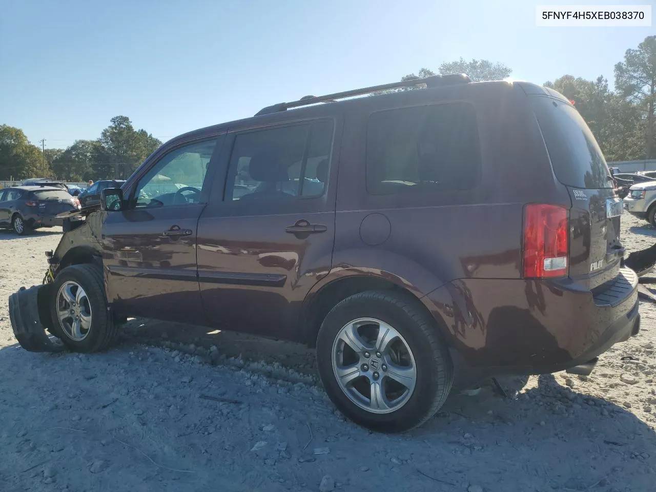 2014 Honda Pilot Exl VIN: 5FNYF4H5XEB038370 Lot: 77262894