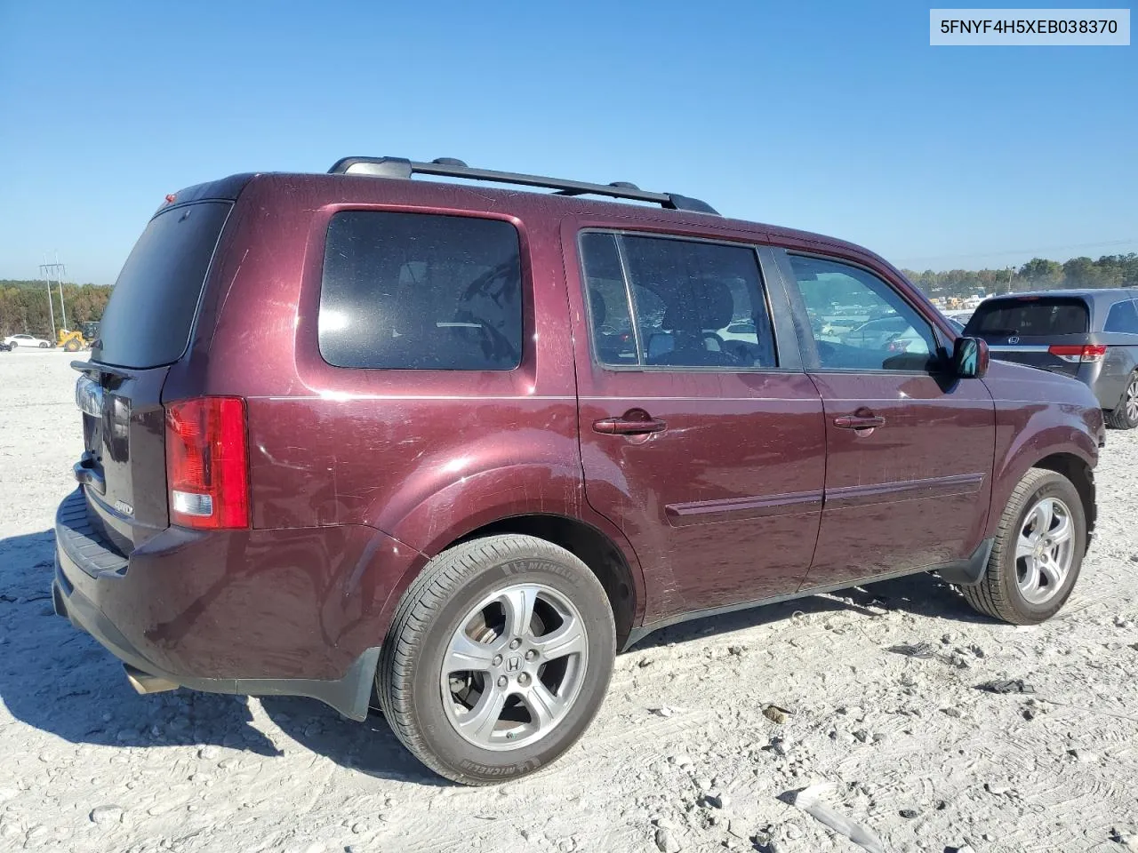 2014 Honda Pilot Exl VIN: 5FNYF4H5XEB038370 Lot: 77262894