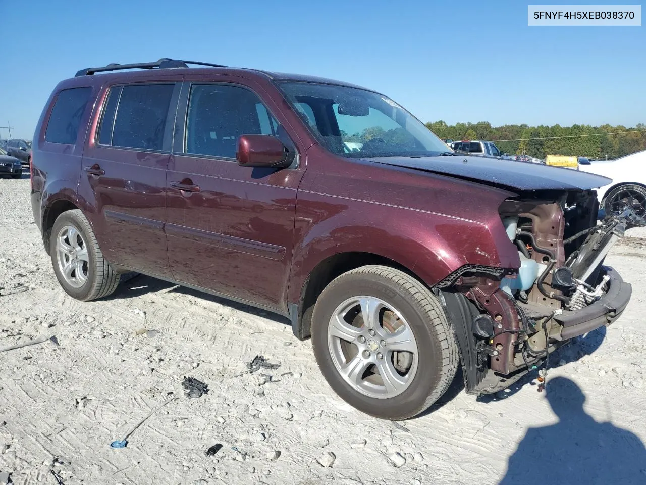 2014 Honda Pilot Exl VIN: 5FNYF4H5XEB038370 Lot: 77262894