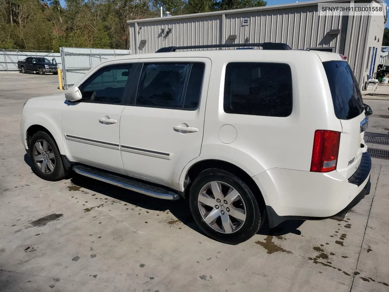 2014 Honda Pilot Touring VIN: 5FNYF3H91EB001558 Lot: 77488974