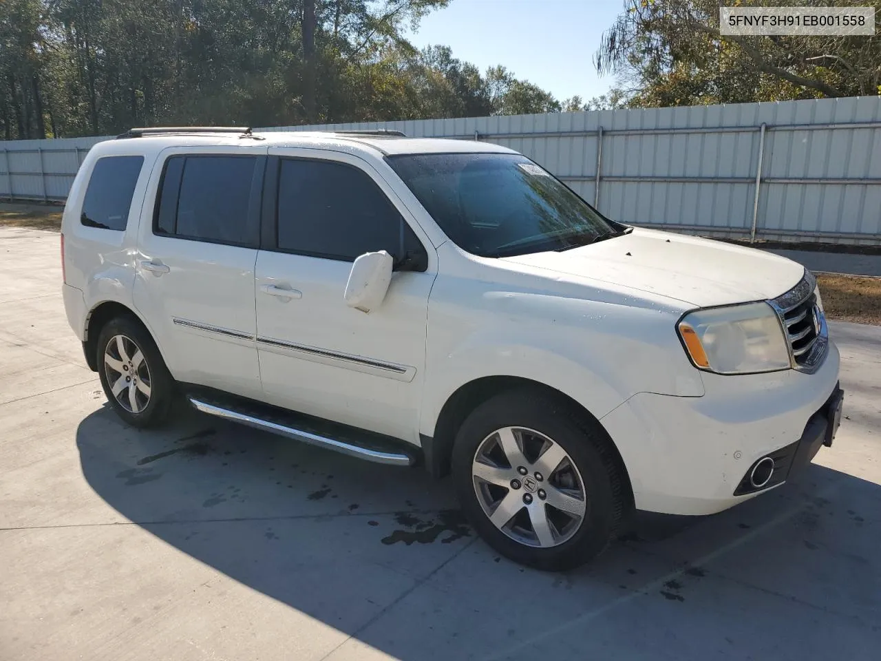 2014 Honda Pilot Touring VIN: 5FNYF3H91EB001558 Lot: 77488974