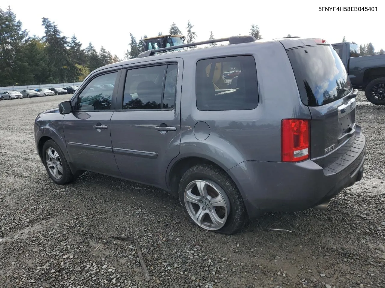 2014 Honda Pilot Exl VIN: 5FNYF4H58EB045401 Lot: 77552614