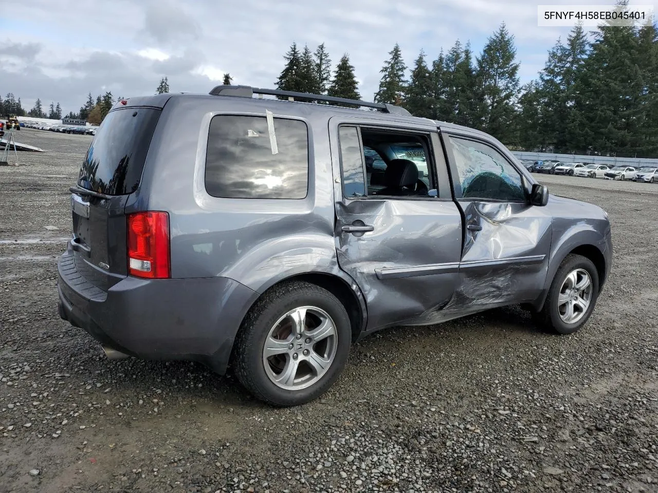 2014 Honda Pilot Exl VIN: 5FNYF4H58EB045401 Lot: 77552614