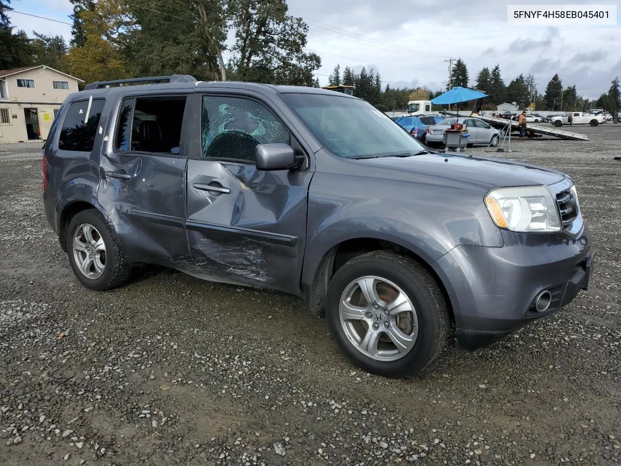 2014 Honda Pilot Exl VIN: 5FNYF4H58EB045401 Lot: 77552614