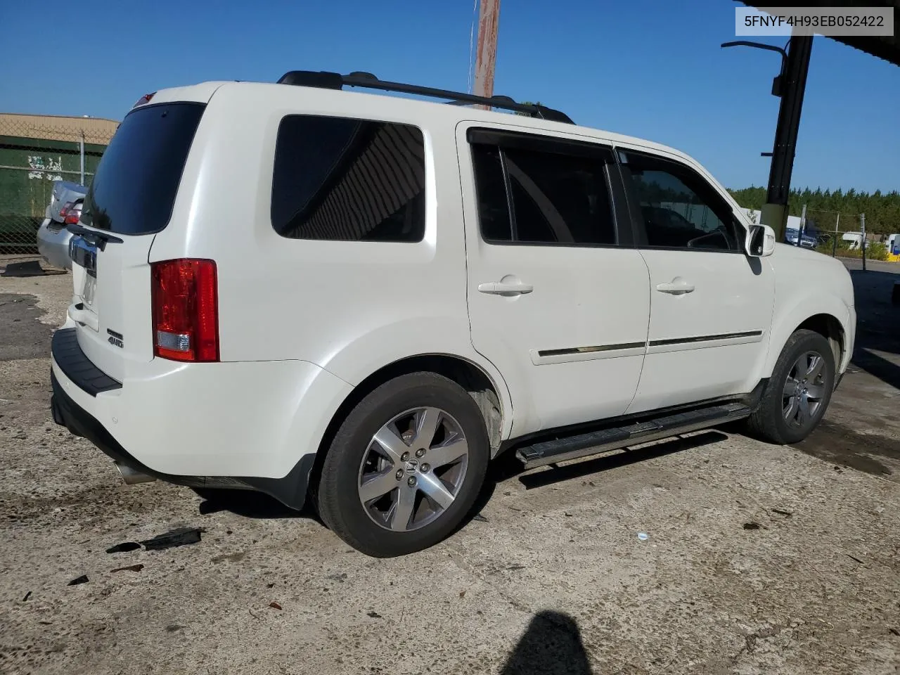 2014 Honda Pilot Touring VIN: 5FNYF4H93EB052422 Lot: 77568444