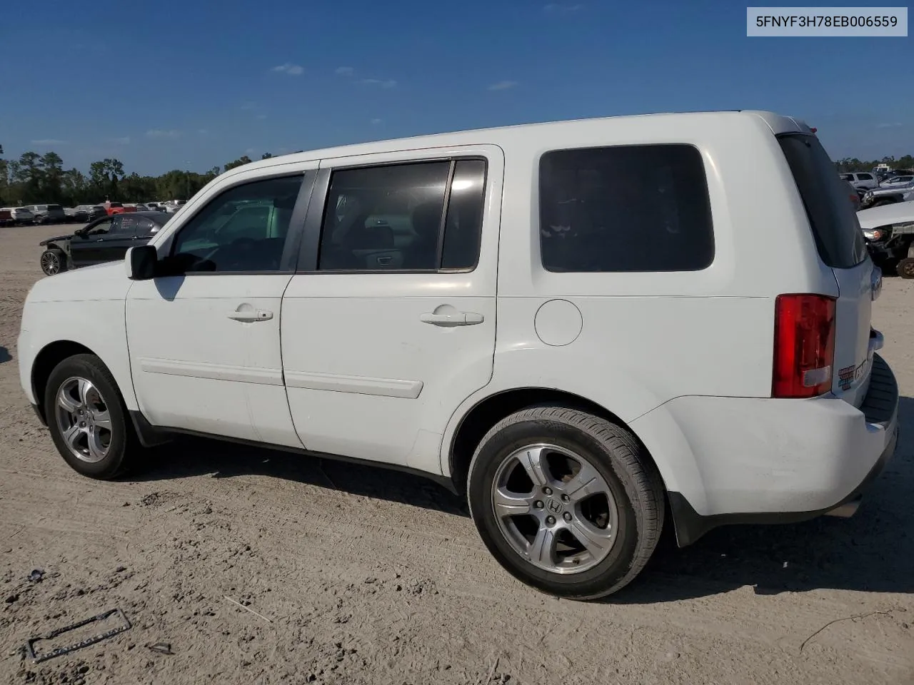 2014 Honda Pilot Exln VIN: 5FNYF3H78EB006559 Lot: 77650814