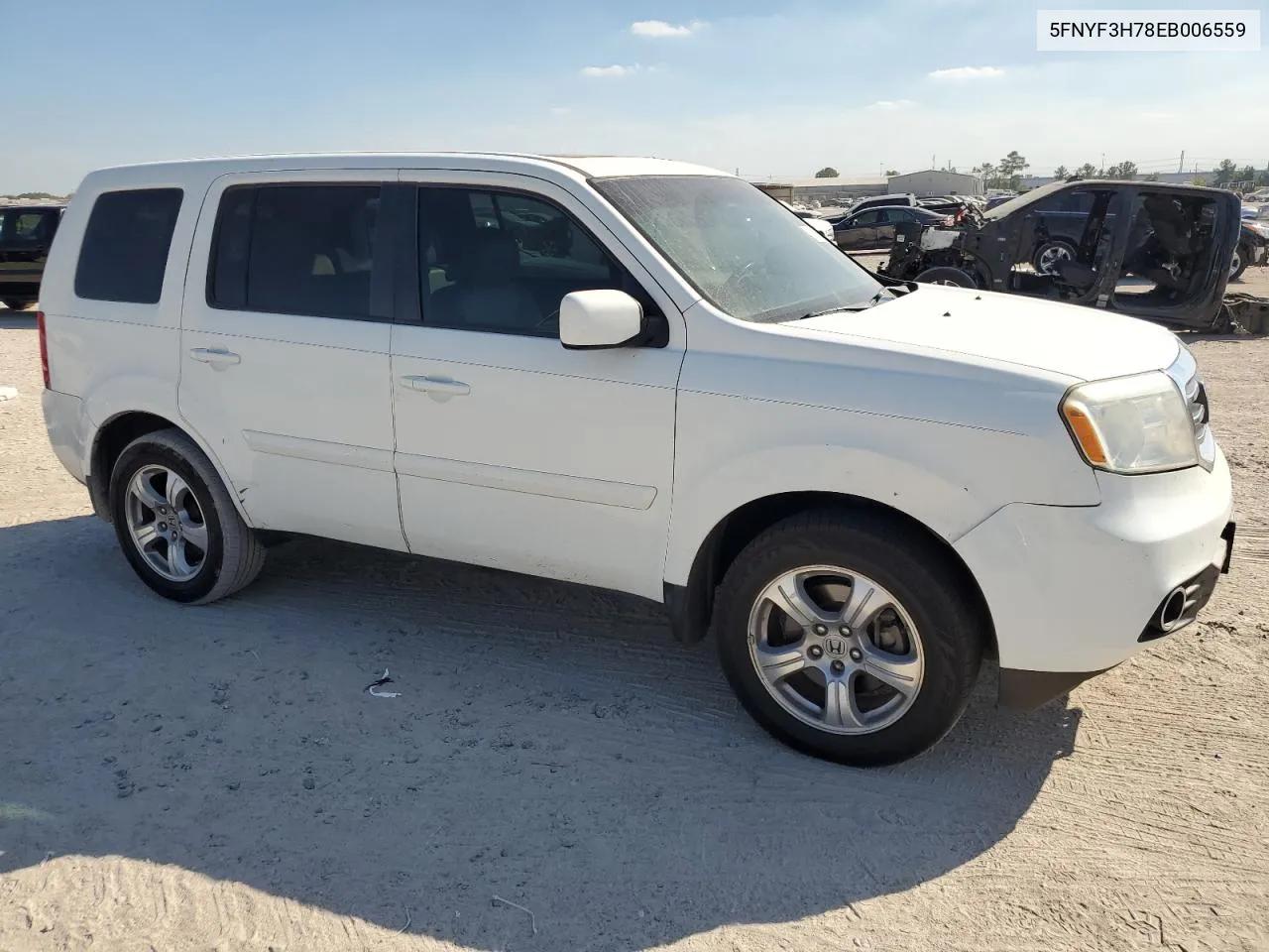 2014 Honda Pilot Exln VIN: 5FNYF3H78EB006559 Lot: 77650814