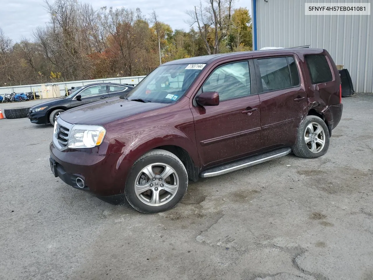 2014 Honda Pilot Exl VIN: 5FNYF4H57EB041081 Lot: 77937144