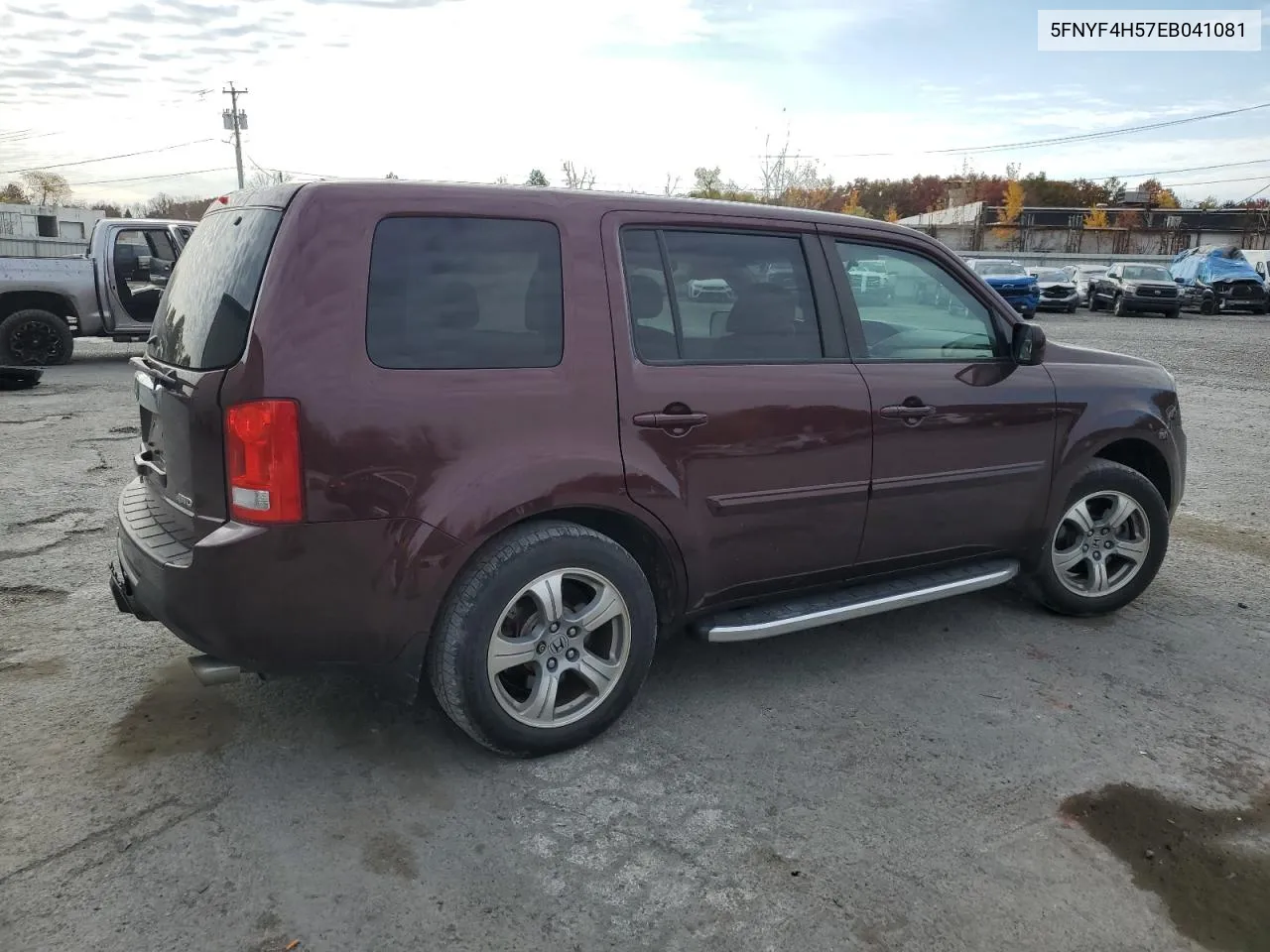 2014 Honda Pilot Exl VIN: 5FNYF4H57EB041081 Lot: 77937144