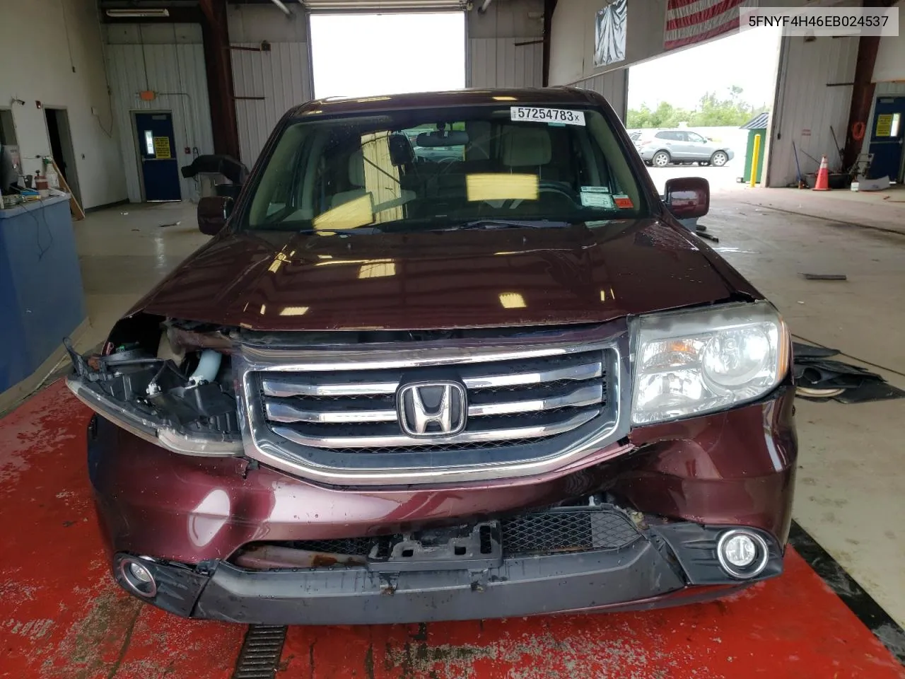 2014 Honda Pilot Ex VIN: 5FNYF4H46EB024537 Lot: 78165474