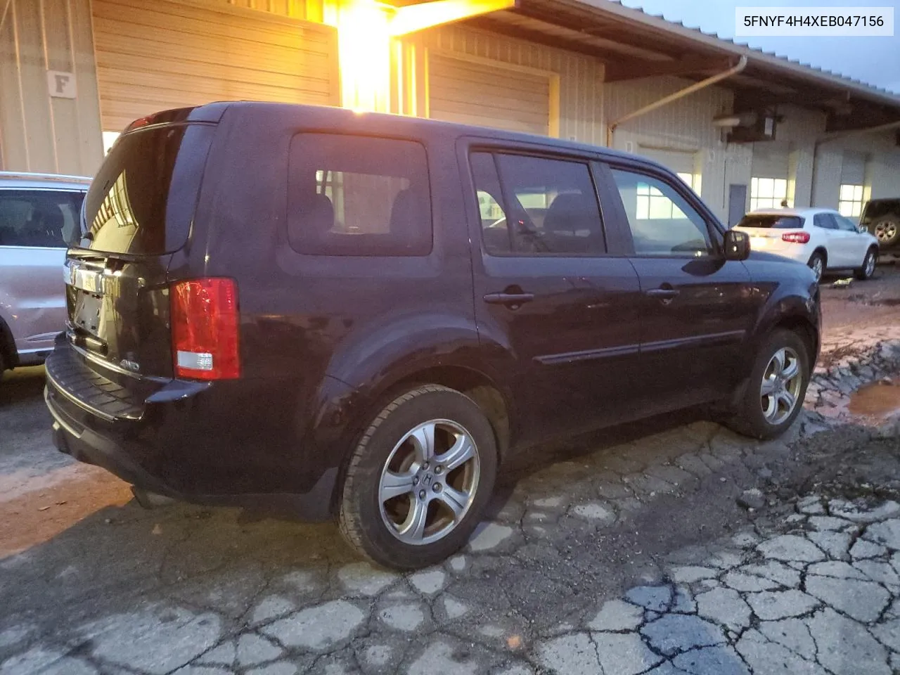 2014 Honda Pilot Ex VIN: 5FNYF4H4XEB047156 Lot: 78894644