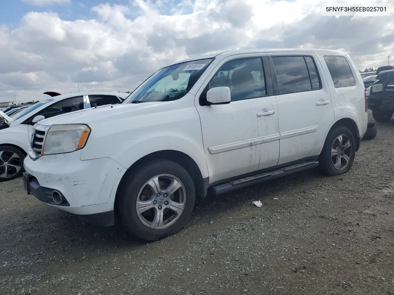 2014 Honda Pilot Exl VIN: 5FNYF3H55EB025701 Lot: 78918974