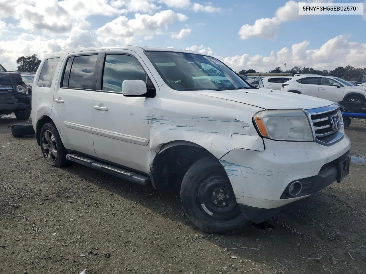 2014 Honda Pilot Exl VIN: 5FNYF3H55EB025701 Lot: 78918974