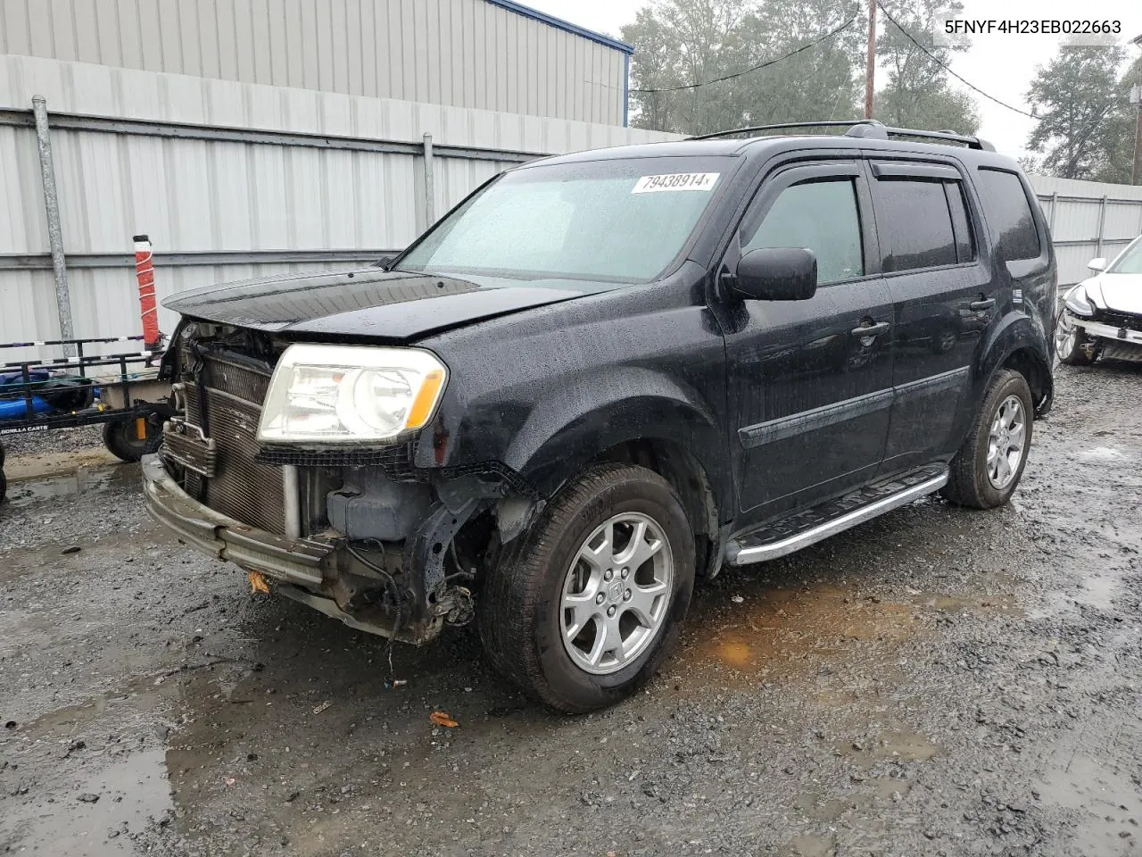 2014 Honda Pilot Lx VIN: 5FNYF4H23EB022663 Lot: 79438914