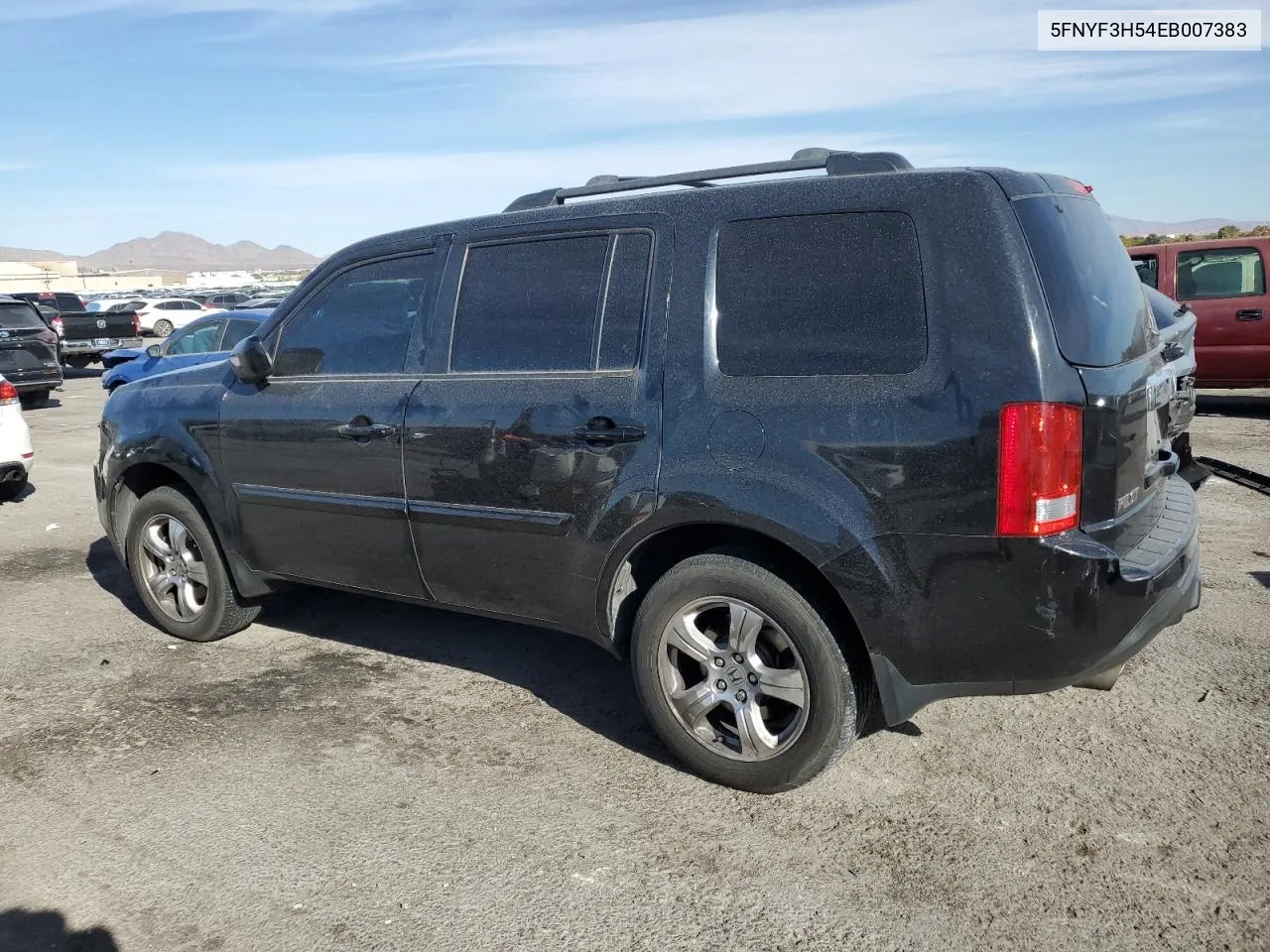 2014 Honda Pilot Exl VIN: 5FNYF3H54EB007383 Lot: 81113604