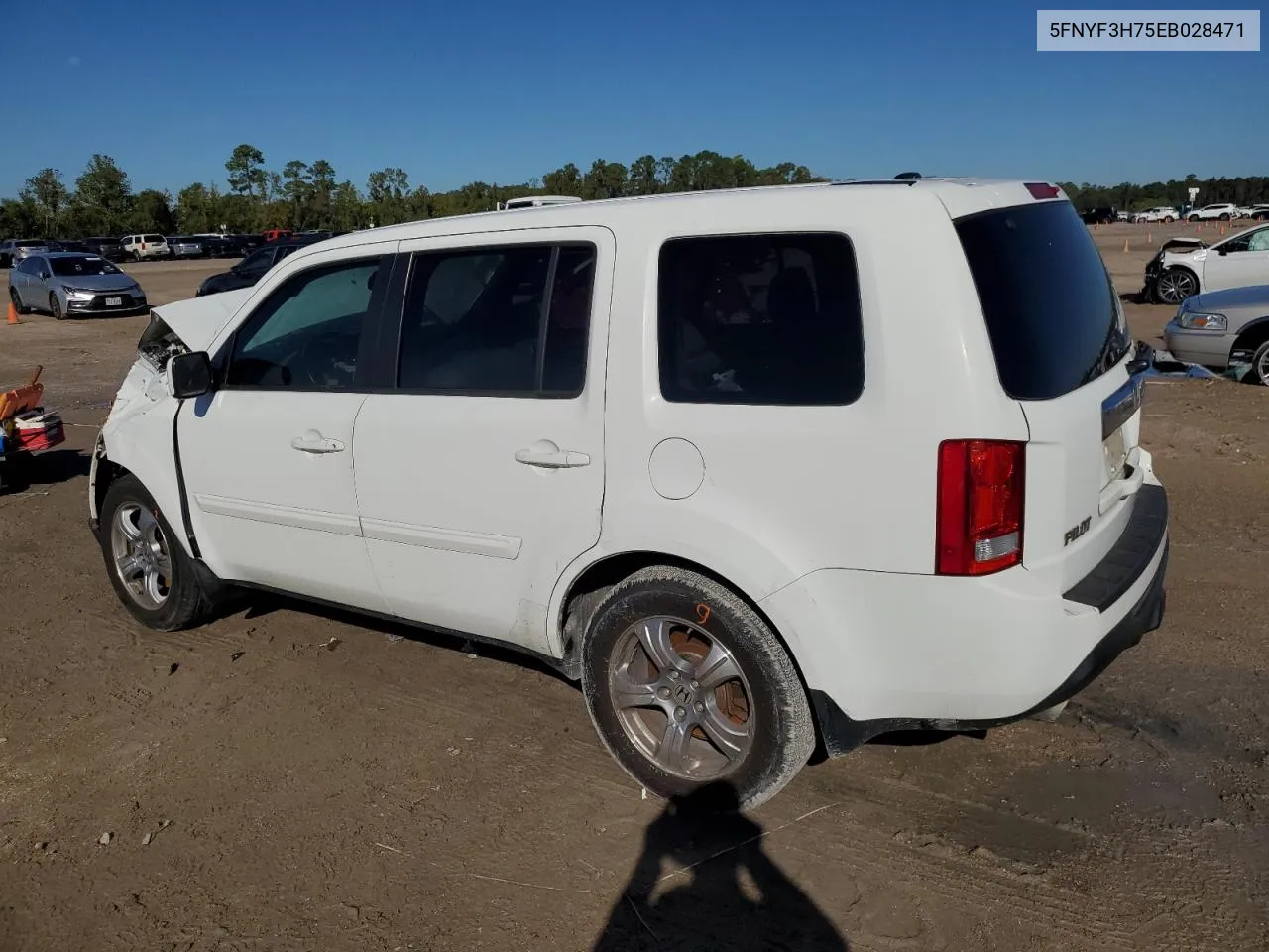 2014 Honda Pilot Exln VIN: 5FNYF3H75EB028471 Lot: 81344784