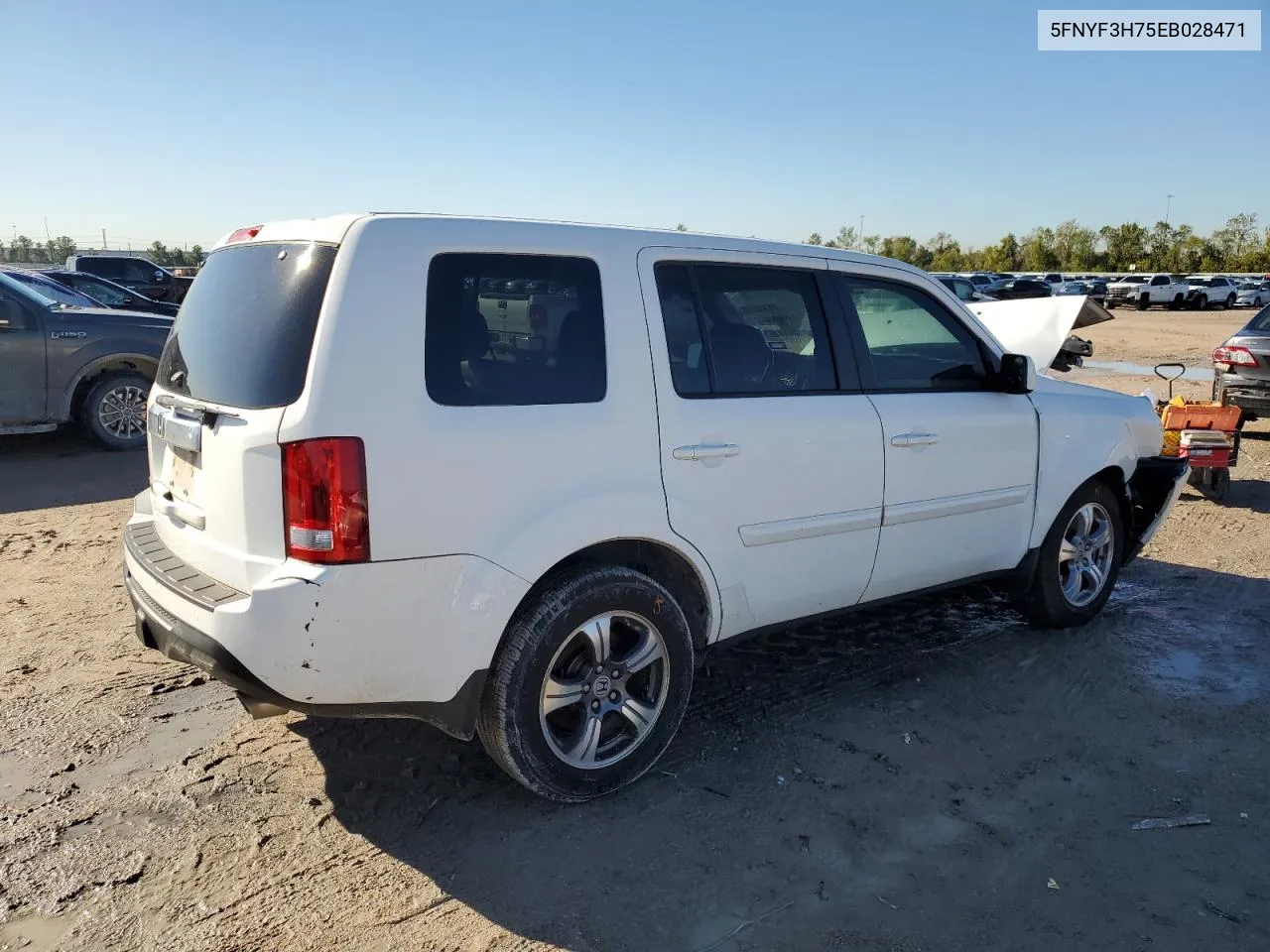 2014 Honda Pilot Exln VIN: 5FNYF3H75EB028471 Lot: 81344784