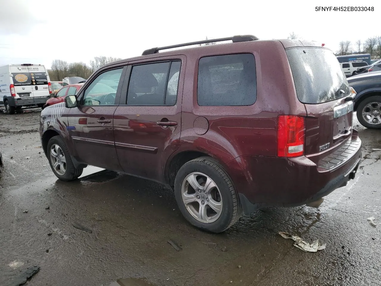 2014 Honda Pilot Exl VIN: 5FNYF4H52EB033048 Lot: 81988123