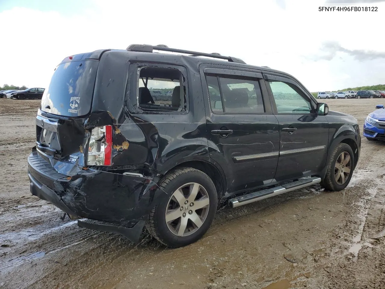 2015 Honda Pilot Touring VIN: 5FNYF4H96FB018122 Lot: 50443954