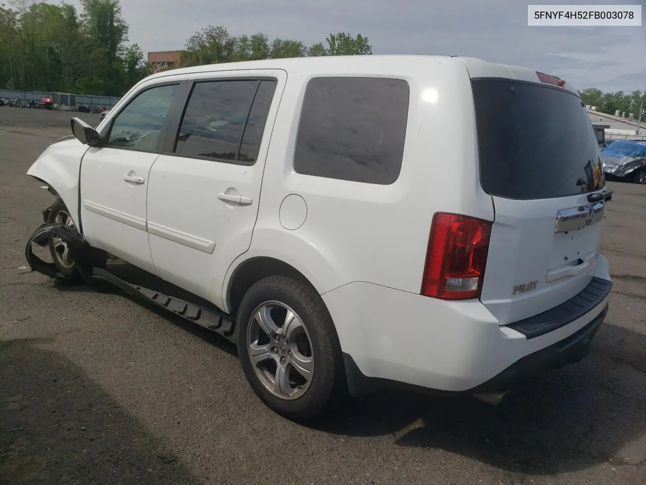 5FNYF4H52FB003078 2015 Honda Pilot Exl