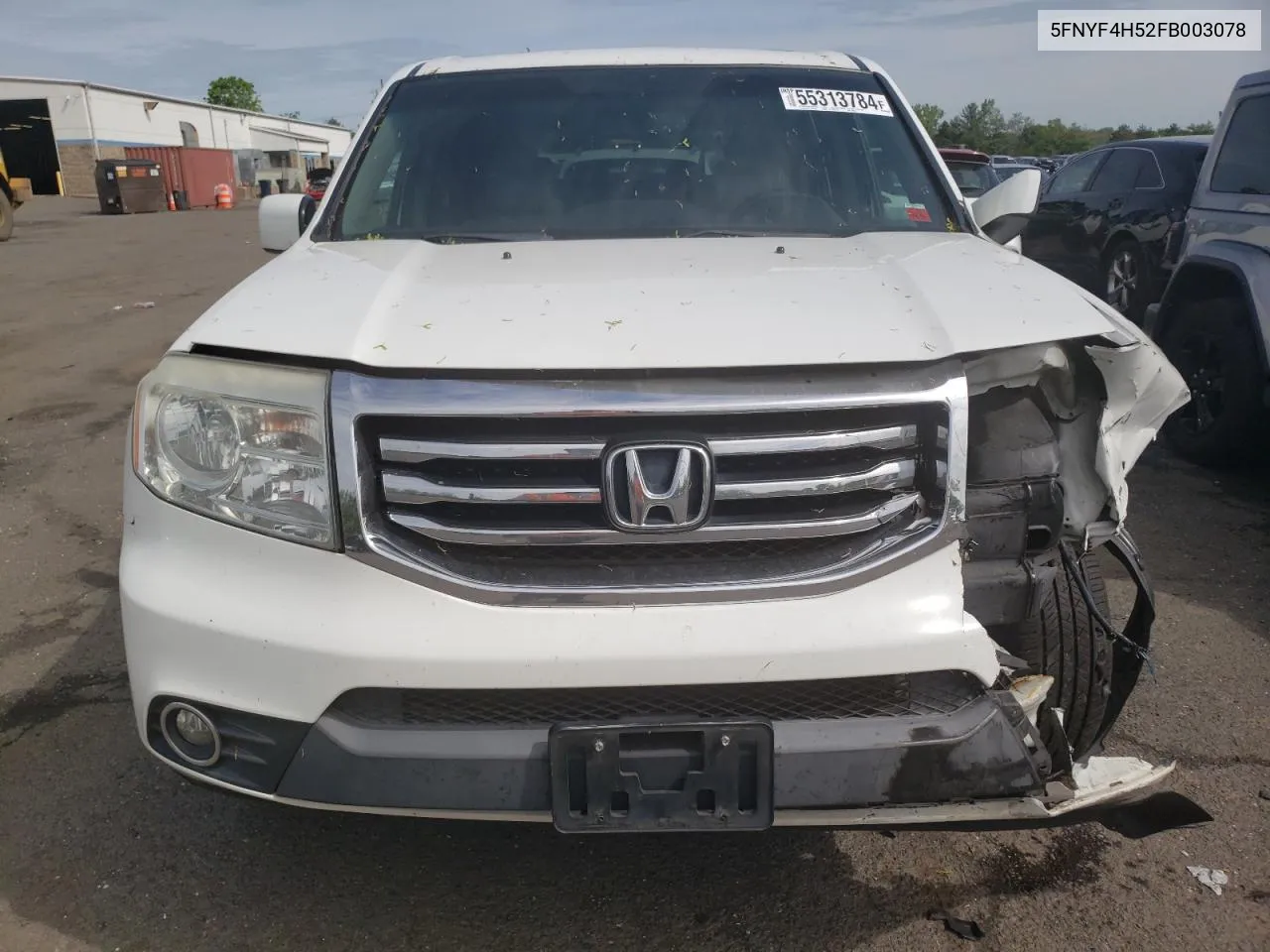 5FNYF4H52FB003078 2015 Honda Pilot Exl