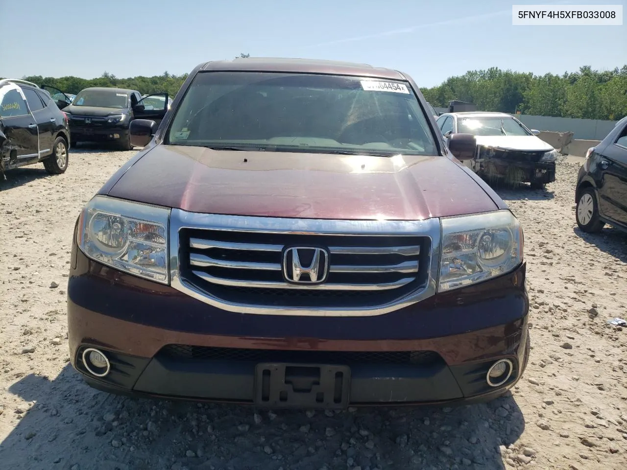 2015 Honda Pilot Exl VIN: 5FNYF4H5XFB033008 Lot: 57664454