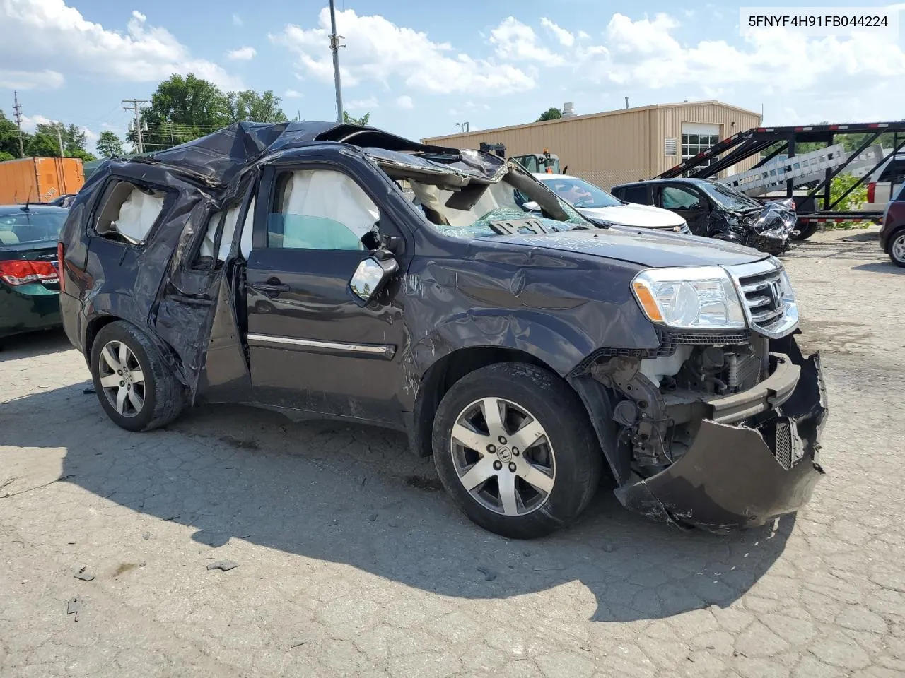 2015 Honda Pilot Touring VIN: 5FNYF4H91FB044224 Lot: 60729844