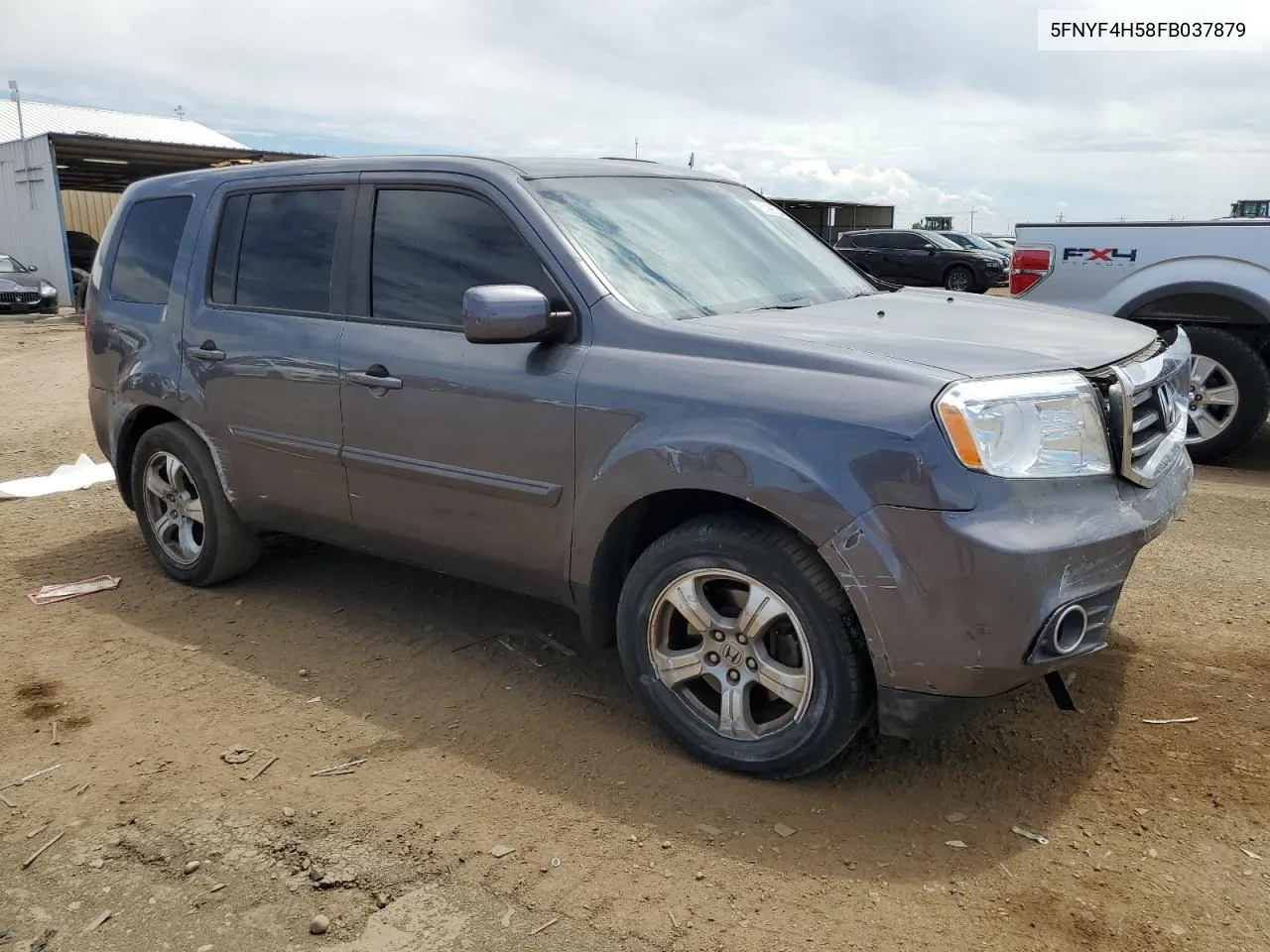 5FNYF4H58FB037879 2015 Honda Pilot Exl