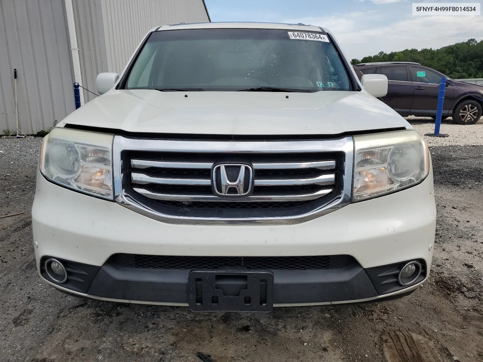 2015 Honda Pilot Touring VIN: 5FNYF4H99FB014534 Lot: 64078364