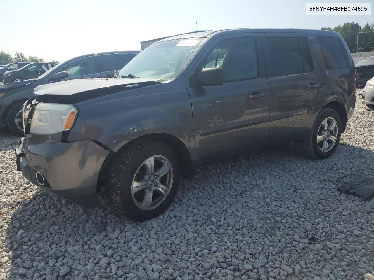 2015 Honda Pilot Ex VIN: 5FNYF4H48FB074695 Lot: 64436734