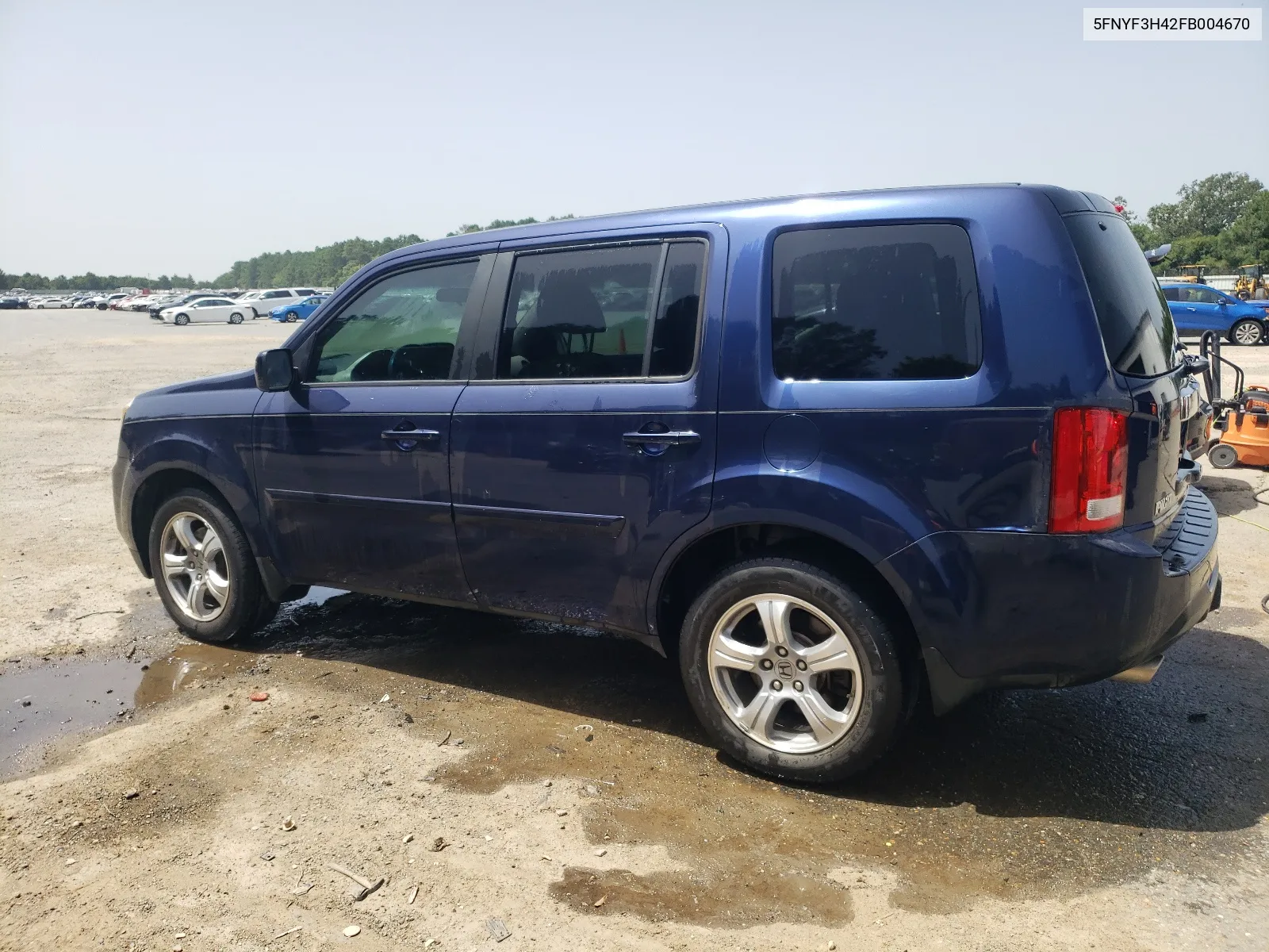 5FNYF3H42FB004670 2015 Honda Pilot Ex