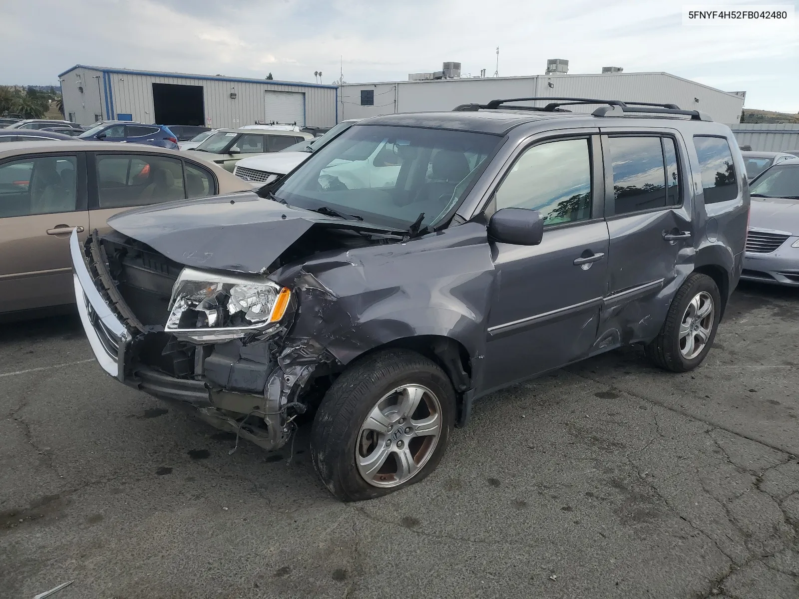 2015 Honda Pilot Exl VIN: 5FNYF4H52FB042480 Lot: 65960004